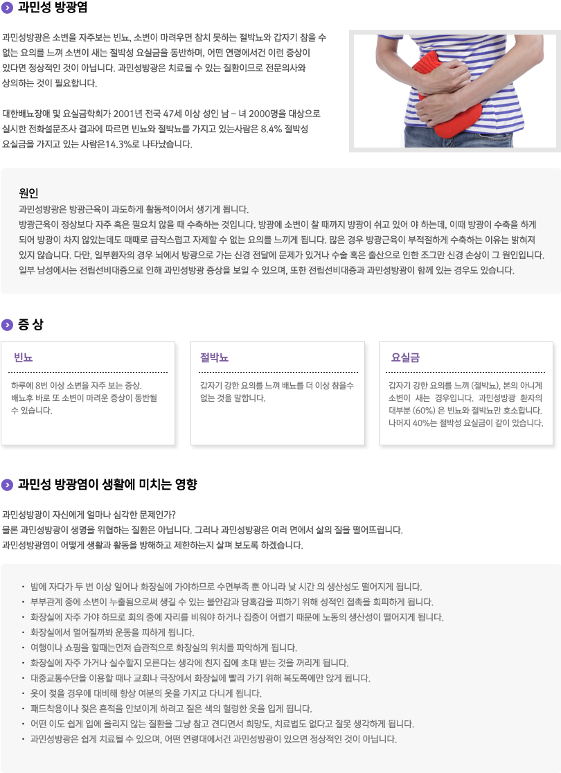 과민성방광염이란